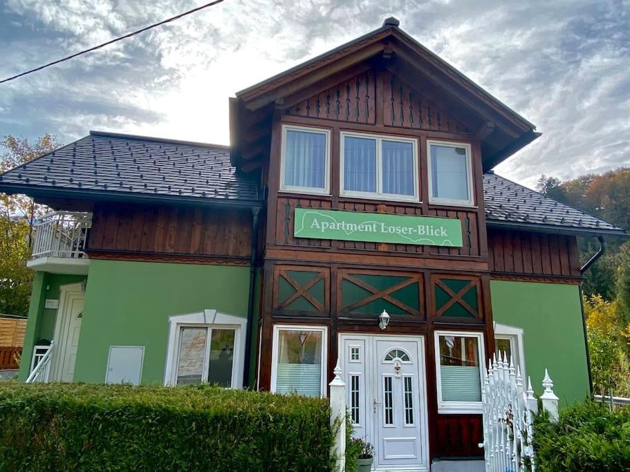 S&W Apartment Loserblick Altaussee Exterior photo
